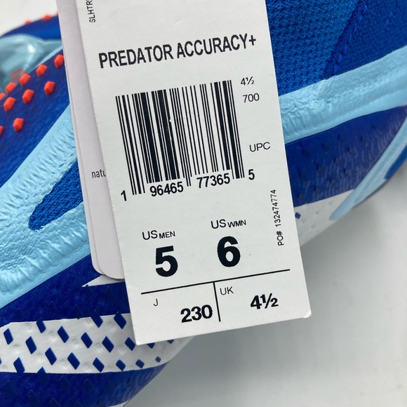 Adidas Predator Accuracy + FG Soccer Cleats Size (5 Men)(6 Women) - Picture 7 of 11
